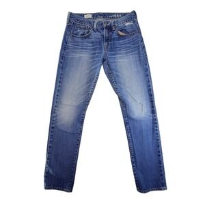 Gap Jeans Womens 27/4R Blue Original Fit 1969 Worn Selvage 100%‎ Cotton